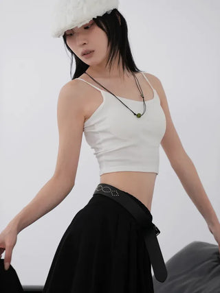 Kashiren Backless Crop Sleeveless