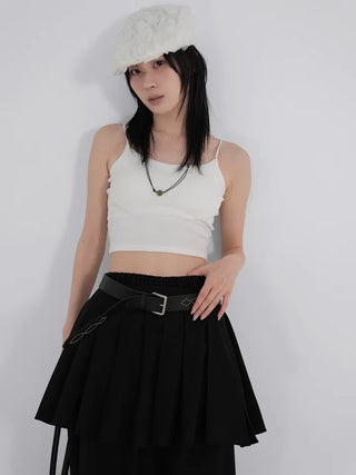 Kashiren Backless Crop Sleeveless