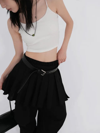 Kashiren Backless Crop Sleeveless
