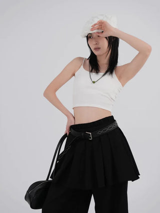 Kashiren Backless Crop Sleeveless