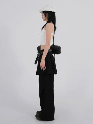 Kashiren Backless Crop Sleeveless