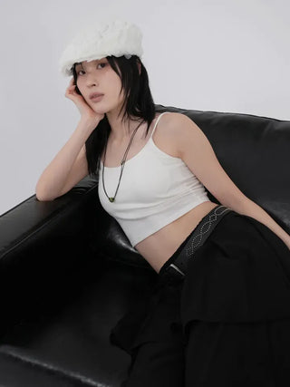 Kashiren Backless Crop Sleeveless