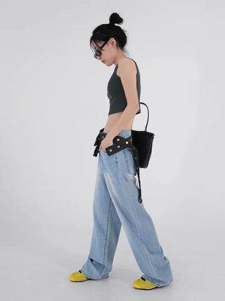 Use Check Tiered Belt Bag