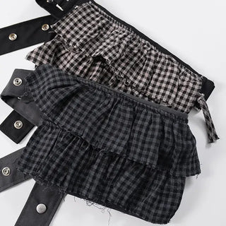 Use Check Tiered Belt Bag
