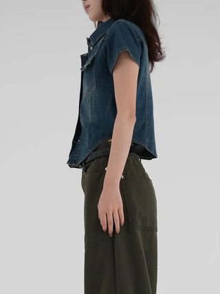 Araminta Washed Denim Shirt