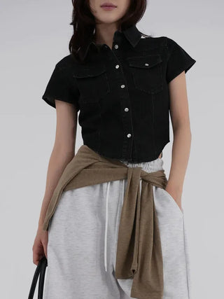 Araminta Washed Denim Shirt