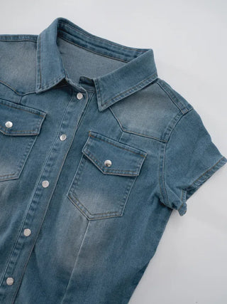 Araminta Washed Denim Shirt