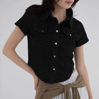 Araminta Washed Denim Shirt