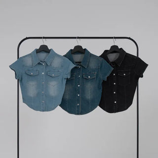 Araminta Washed Denim Shirt