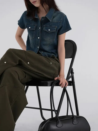 Araminta Washed Denim Shirt