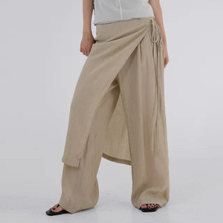Rube Wrap Skirt Layered Pants