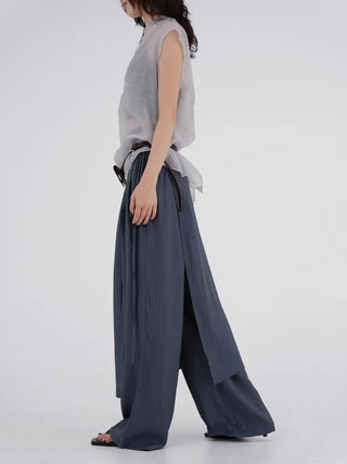 Rube Wrap Skirt Layered Pants