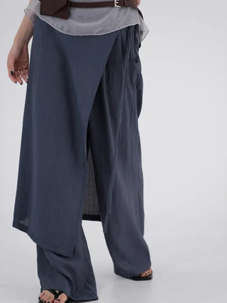 Rube Wrap Skirt Layered Pants