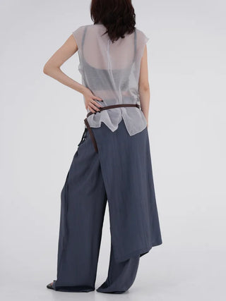 Rube Wrap Skirt Layered Pants