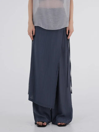 Rube Wrap Skirt Layered Pants
