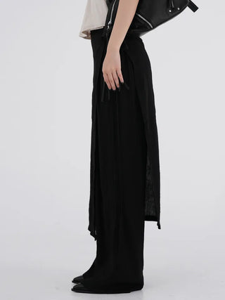 Rube Wrap Skirt Layered Pants