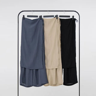 Rube Wrap Skirt Layered Pants
