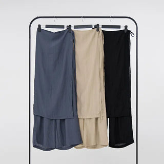Rube Wrap Skirt Layered Pants
