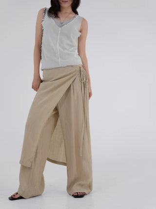 Rube Wrap Skirt Layered Pants