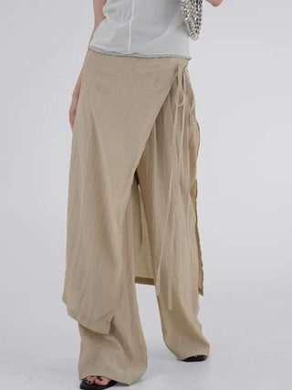 Rube Wrap Skirt Layered Pants