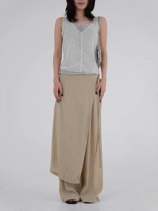 Rube Wrap Skirt Layered Pants