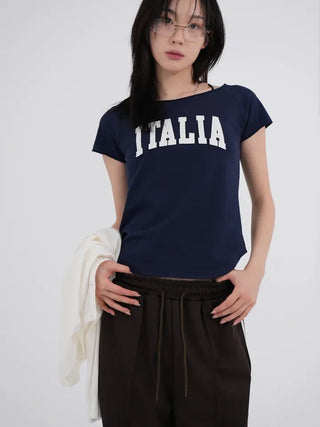 Rubent Italy patch short-sleeve tee