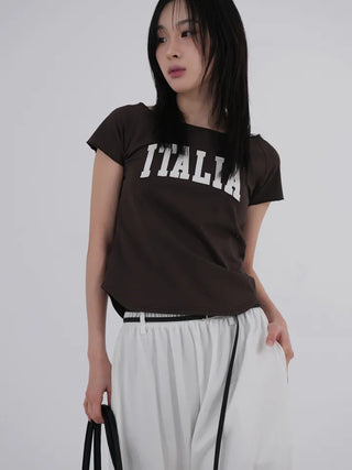 Rubent Italy patch short-sleeve tee