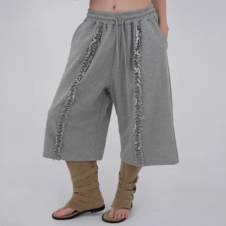 Kaeria Center Frill Bermuda Pants