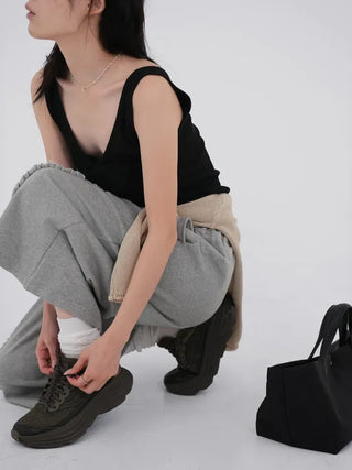 Kaeria Center Frill Bermuda Pants