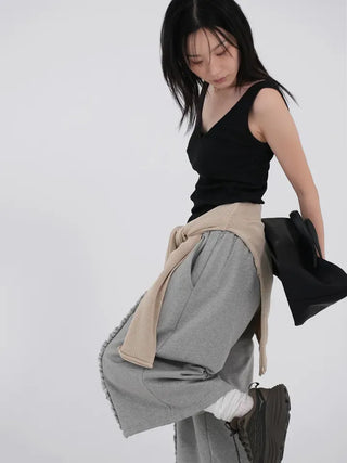 Kaeria Center Frill Bermuda Pants