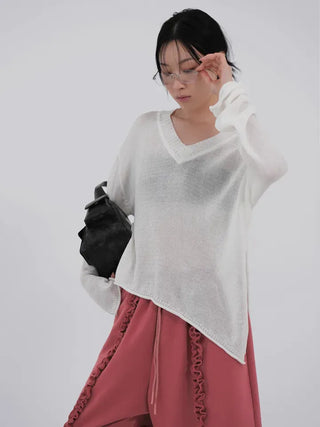Kaeria Center Frill Bermuda Pants
