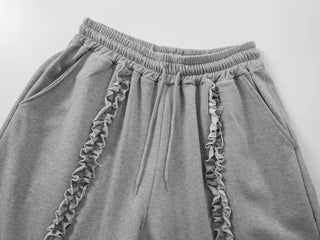 Kaeria Center Frill Bermuda Pants