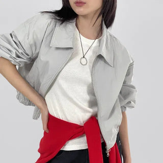 Karim Nylon Collared Jumper