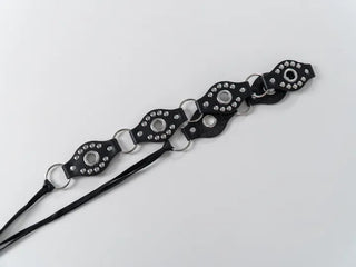 Obelisk Bohemian Ring Leather Belt
