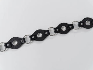 Obelisk Bohemian Ring Leather Belt