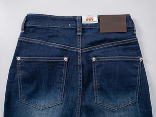 Noble Brush Washed High Bootcut Denim Pants