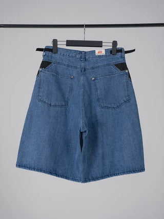 Perrin Mesh Wing Half Bermuda Denim Pants