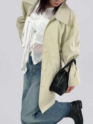Gemma Raglan trench jacket