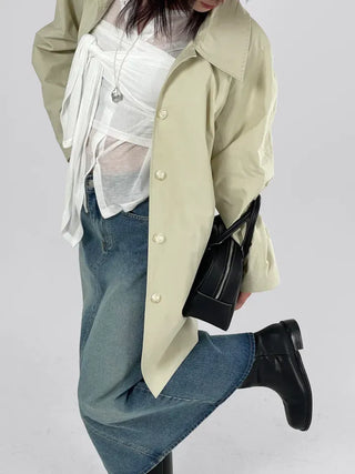 Gemma Raglan trench jacket