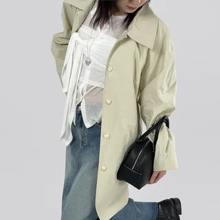 Gemma Raglan trench jacket