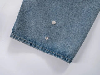 Ariel Heart Waist Vintage Denim Pants