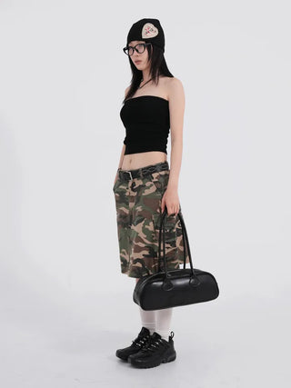 Rix's Ribbed Tube Crop Top
