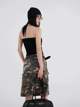 Rix's Ribbed Tube Crop Top