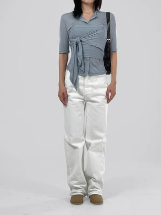 Anu See-through Wrapping Cardigan