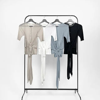 Anu See-through Wrapping Cardigan