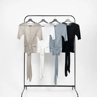 Anu See-through Wrapping Cardigan