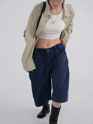 Leuti US Elastic Bermuda Midi Shorts