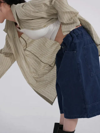 Leuti US Elastic Bermuda Midi Shorts