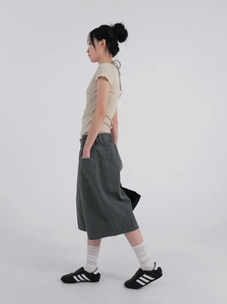 Leuti US Elastic Bermuda Midi Shorts