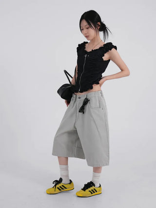 Leuti US Elastic Bermuda Midi Shorts